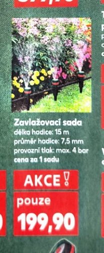 Zavlažovací sada