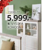 Vysoká komoda