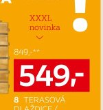 Terasová dlaždice Akazie