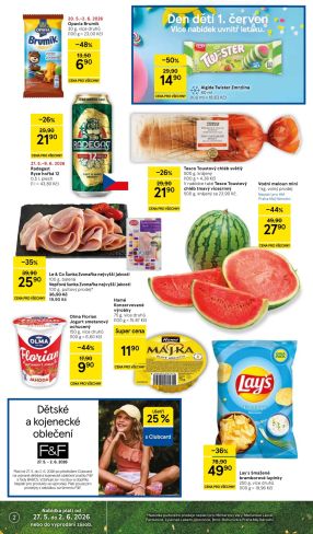 akční leták Tesco 27.5.2026-2.6.2026