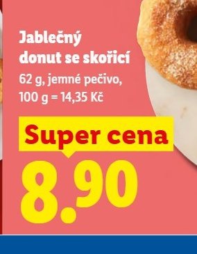 Jablečný donut se skořicí