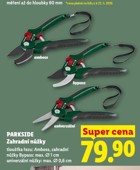 PARKSIDE Zahradní nůžky