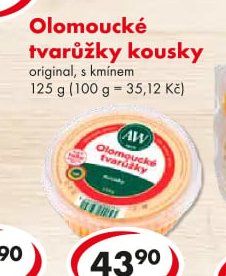 Olomoucké tvarůžky kousky