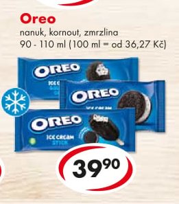 Oreo nanuk, kornout, zmrzlina