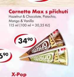 Cornetto Max s příchutí