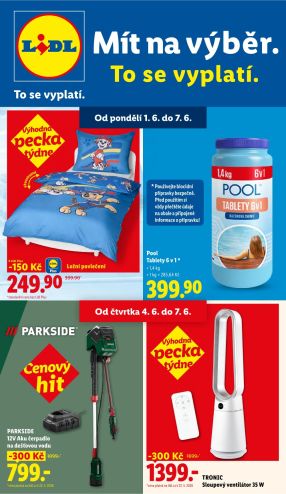 akční leták Lidl 1.6.2026-7.6.2026