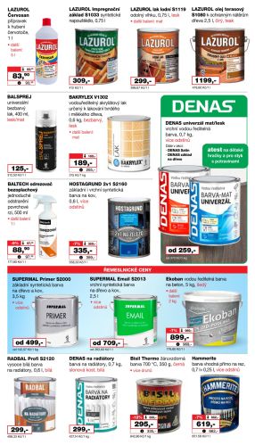 akční leták Barvy a laky drogerie 30.5.2026-19.6.2026