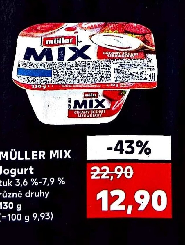 MÜLLER MIX Jogurt