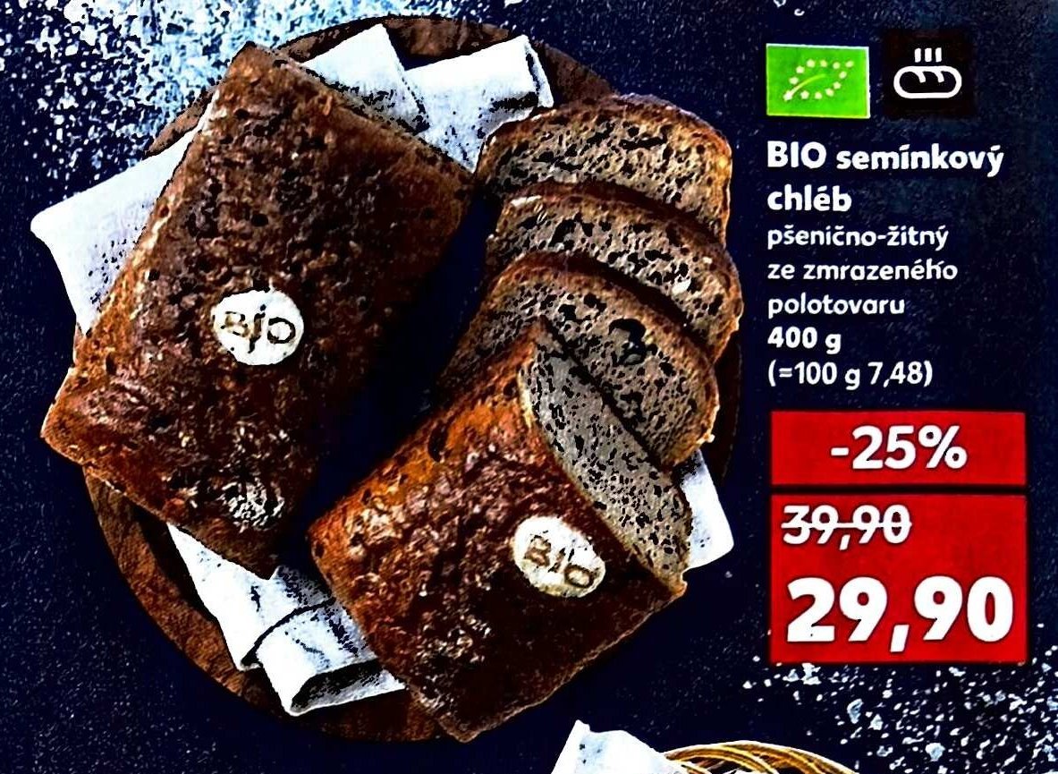 BIO semínkový chléb