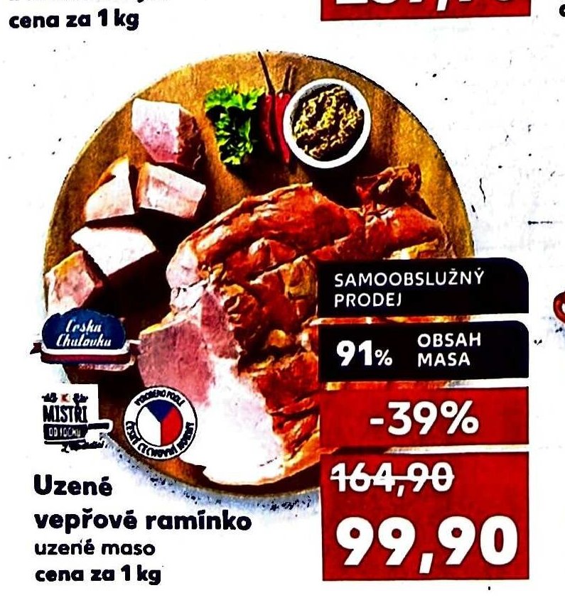 Uzené vepřové ramínko
