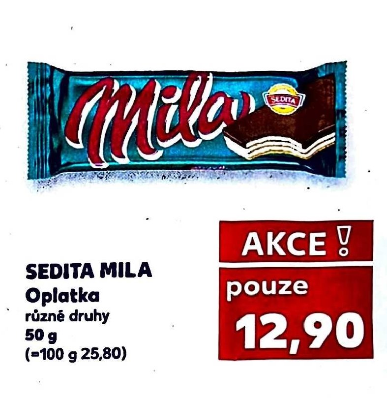 SEDITA MILA Oplatka