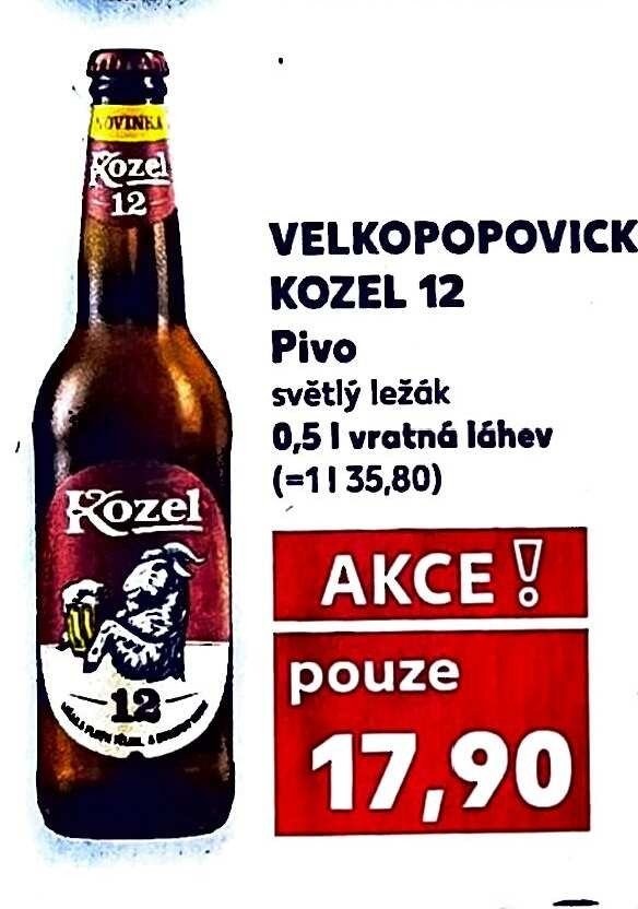 Velkopopovický Kozel 12 Pivo