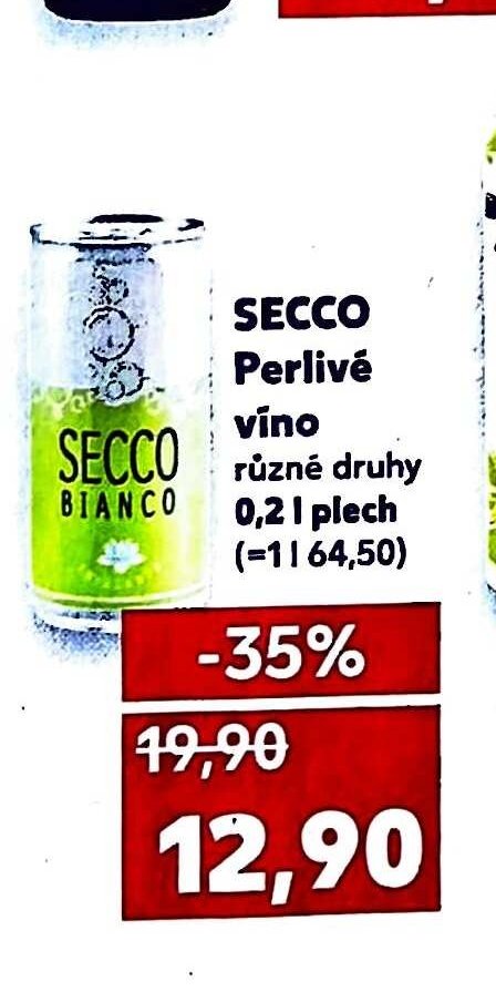 Secco Perlivé víno