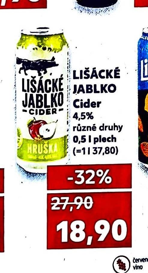 Lišácké Jablko Cider