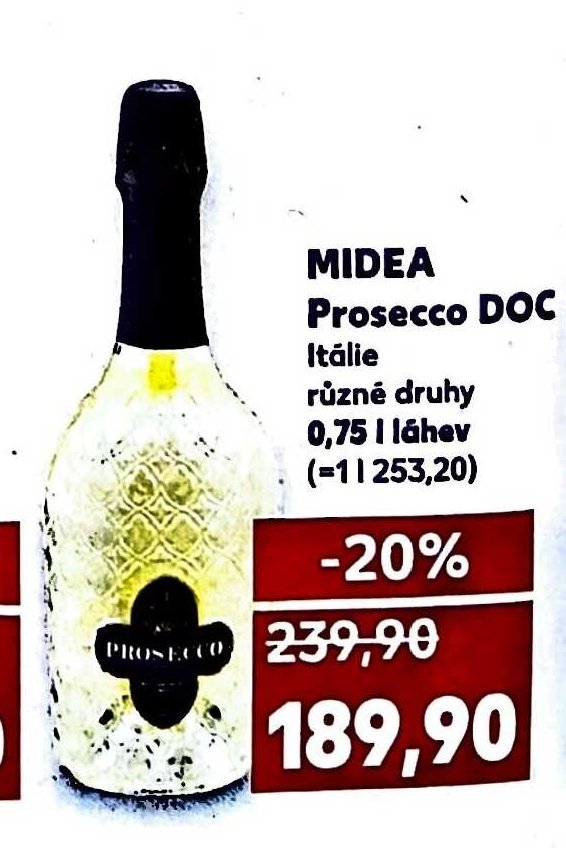 Midea Prosecco DOC Itálie