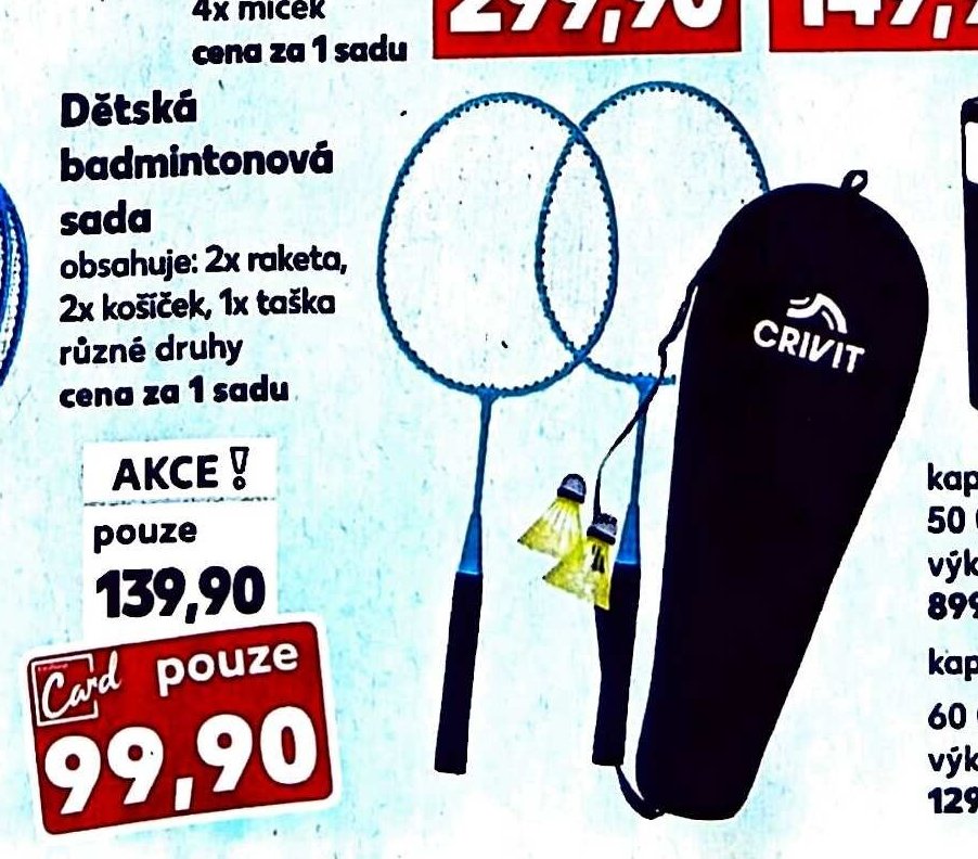 Dětská badmintonová sada