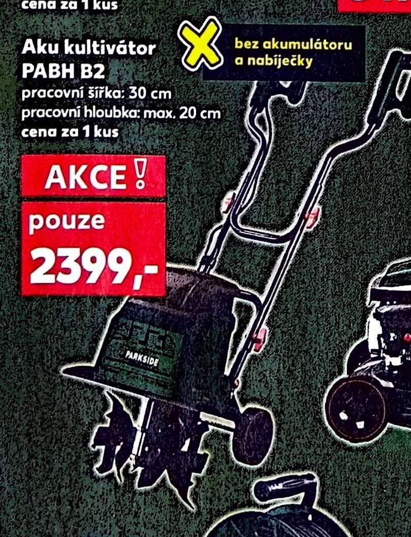 Aku kultivátor PABH B2