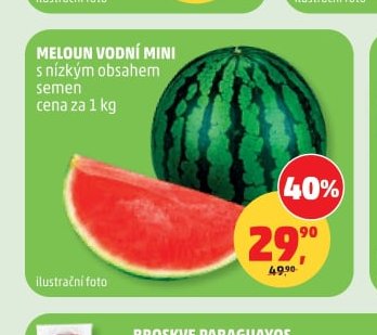 Meloun vodní mini