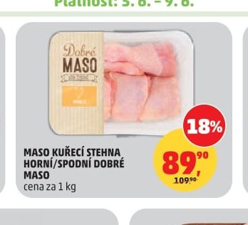 Maso kuřecí stehna horní/spodní Dobré maso