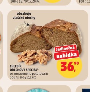 CHLEBÍK OŘECHOVÝ SPECIÁL