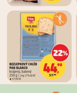 BEZLEPKOVÝ CHLÉB PAN BLANCO