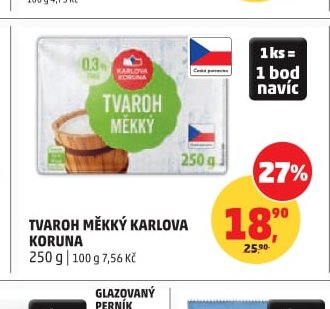 Tvaroh měkký Karlova Koruna