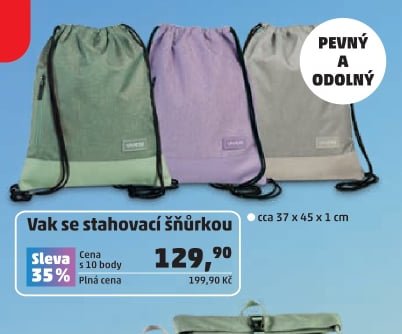 Vak se stahovací šňůrkou