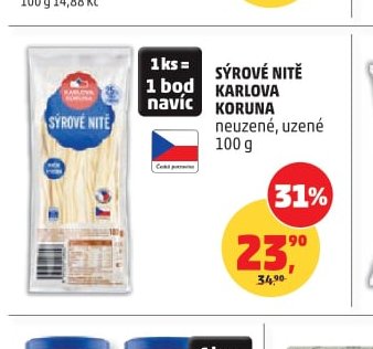 SÝROVÉ NITĚ KARLOVA KORUNA