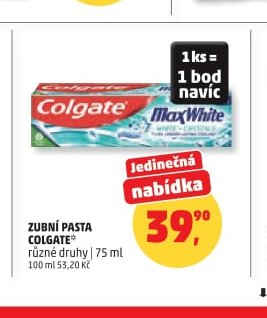 ZUBNÍ PASTA COLGATE