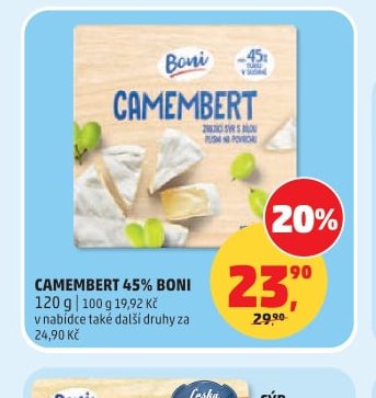 CAMEMBERT 45% BONI