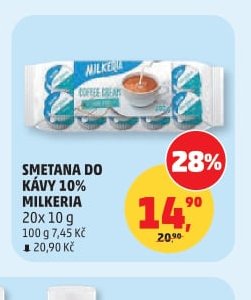 SMETANA DO KÁVY 10% MILKERIA