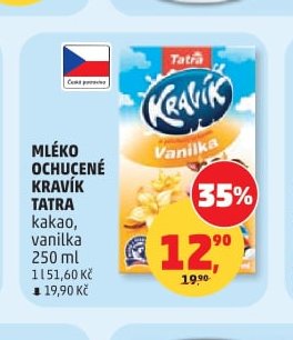 Mléko ochucené Kravík