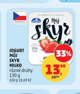 Jogurt Můj Skyr Milko