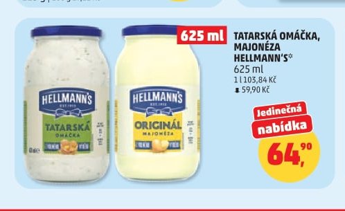 Tatarská omáčka, Majonéza Hellmann's