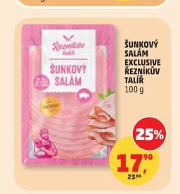 Šunkový salám Exclusive Řezníkův talíř 100 g