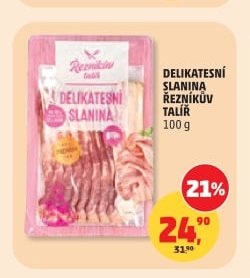 Delikatesní slanina Řezníkův talíř 100 g