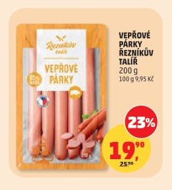 Vepřové párky Řezníkův talíř 200 g
