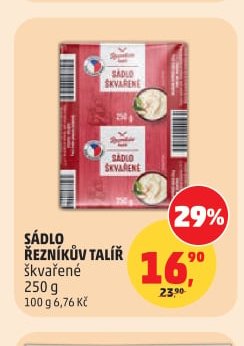 SÁDLO ŘEZNÍKŮV TALÍŘ Škvařené 250 g
