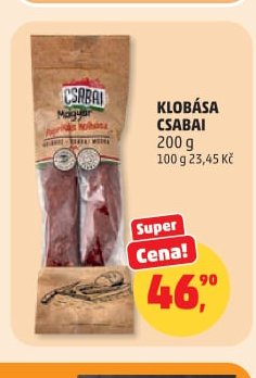 KLOBÁSA CSABAI 200 g