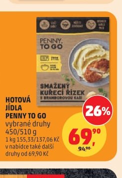 HOTOVÁ JÍDLA PENNY TO GO 450/510 g