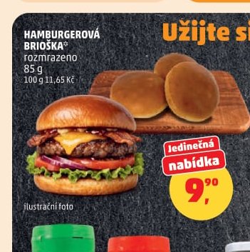 HAMBURGEROVÁ BRIOŠKA 85 g