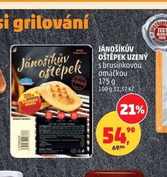JÁNOŠÍKŮV OSTÉPEK s brusinkovou omáčkou 175 g
