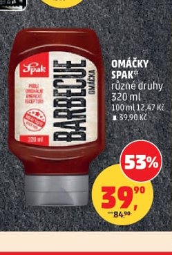 OMÁČKY SPAK různé druhy 320 ml