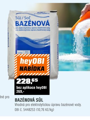 BAZÉNOVÁ SŮL - OBI akcniletaky.com