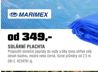 Solární plachta - OBI akcniletaky.com