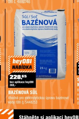 BAZÉNOVÁ SŮL - OBI akcniletaky.com
