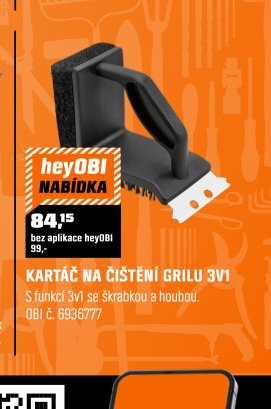 KARTÁČ NA ČIŠTĚNÍ GRILU 3V1 - OBI akcniletaky.com