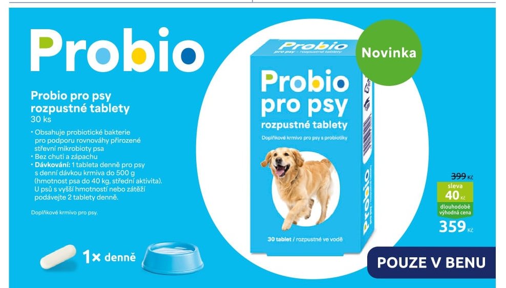 Probio pro psy rozpustné tablety
