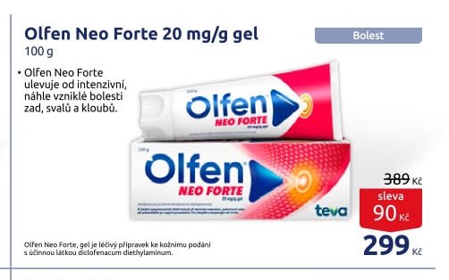 Olfen Neo Forte 20 mg/g gel 100 g