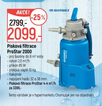 Písková filtrace ProStar 2000